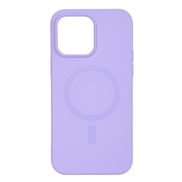 Essentials iPhone 14 Pro Max Mag bakdeksel i silikon, lilla