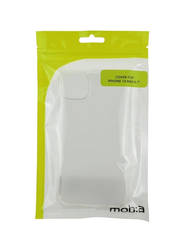 moba iPhone 14 Plus TPU-deksel, gjennomsiktig