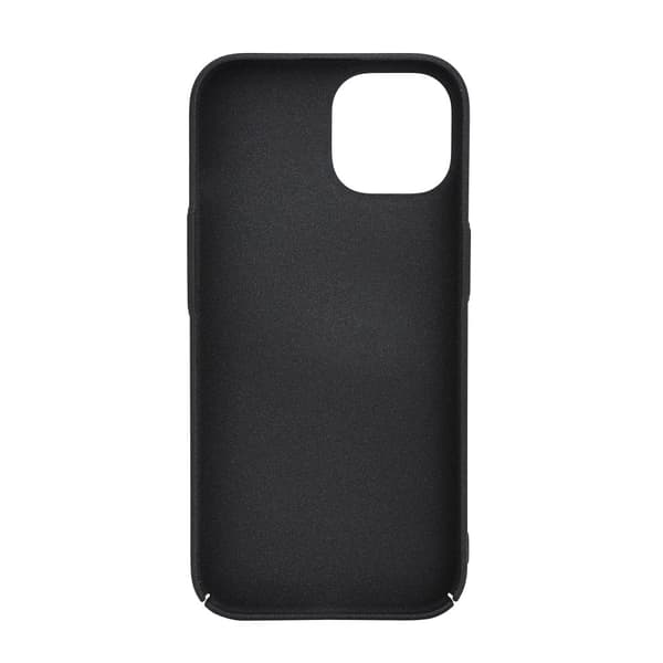 Essentials iPhone 15 sand bursted back cover, black/grey