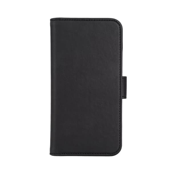 Essentials iPhone 15 PU wallet, recycled materials, detachable, black