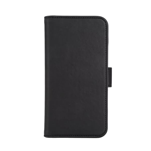 Essentials iPhone 15 PU wallet, recycled materials, detachable, black