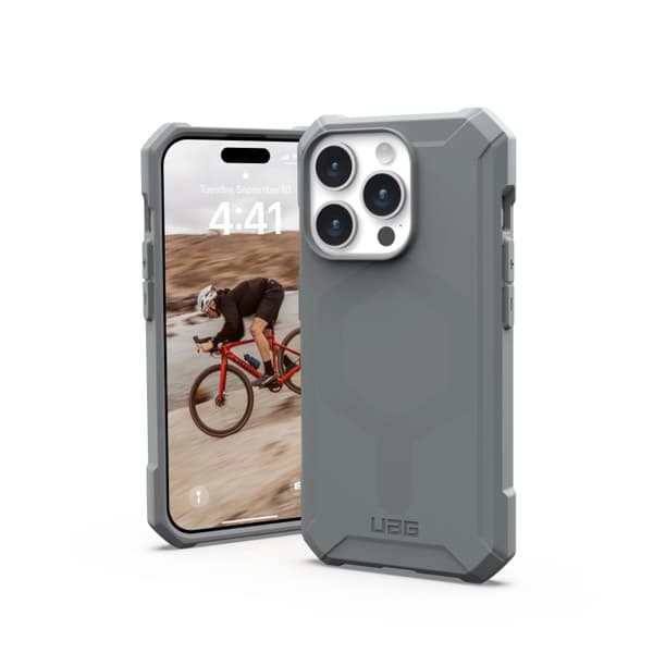 Urban Armor Gear iPhone 15 Pro Essential Armor Magsafe  - Silver