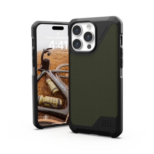 Urban Armor Gear iPhone 15 Pro Max Metropolis LT Magsafe  - Kevlar Olive