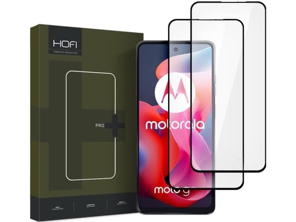 Hofi KOVENNETTU LASI HOFI GLASS PRO+ 2-PAKKAUS MOTOROLA MOTO G24 / G24 POWER / G04 / E14 MUSTANA