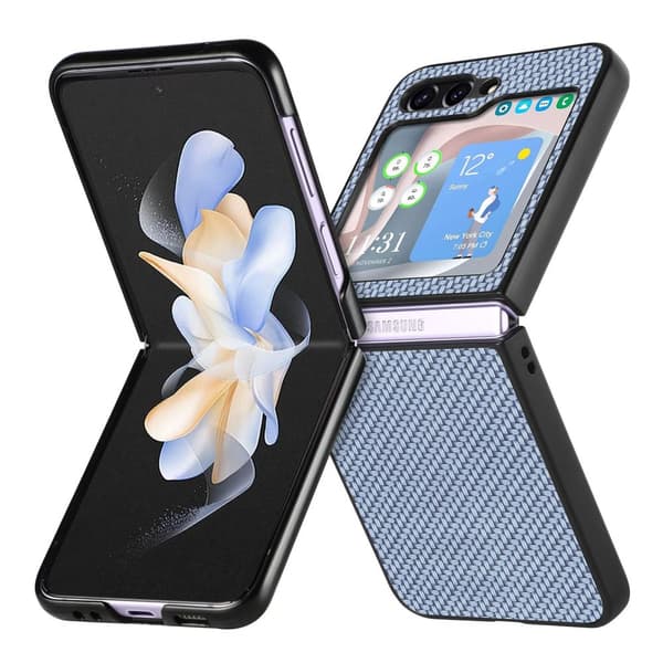 Fiber mönster stilfodral för Samsung Galaxy Z Flip 5