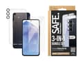 Miniatyrbilde 4 av 5: PanzerGlass SAFE. by ® 3-i-1 beskyttelsespakke Samsung Galaxy A55 5G, Samsung, Samsung - Galaxy A55 5G, Tørr applikasjon, Ripebestandig, Støtsikker,