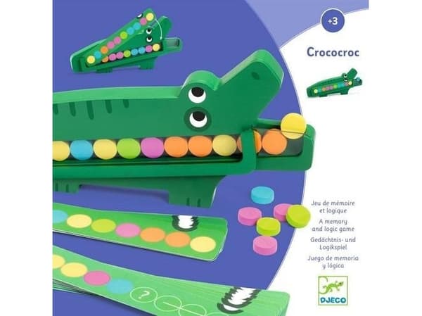 Djeco pedagogisk trespill - Crococroc ( DJ01629 )