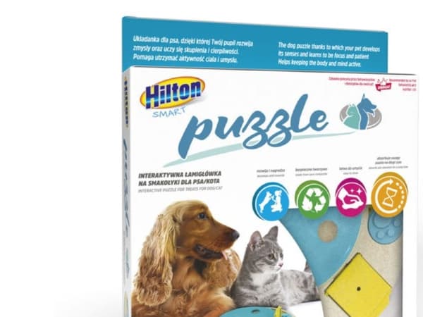 HILTON Interactive puzzles - legetøj til hund og kat