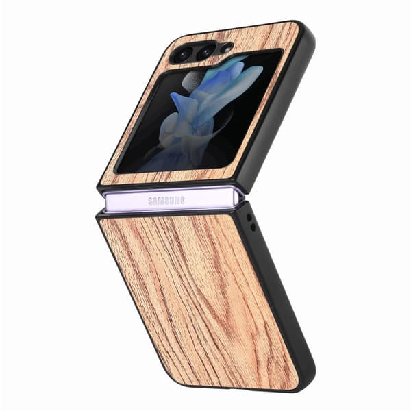 Trätextur Skal för Samsung Galaxy Z Flip5 5G