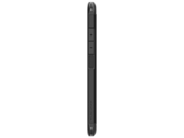 Spigen Tough Armor - Baksidesskydd för mobiltelefon - polykarbonat, termoplastisk polyuretan (TPU) - svart - för Samsung Galaxy XCover7