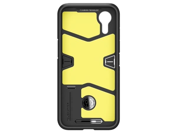 Spigen Tough Armor - Baksidesskydd för mobiltelefon - polykarbonat, termoplastisk polyuretan (TPU) - svart - för Samsung Galaxy XCover7