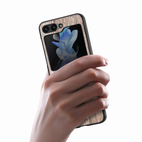 Trätextur Skal för Samsung Galaxy Z Flip5 5G
