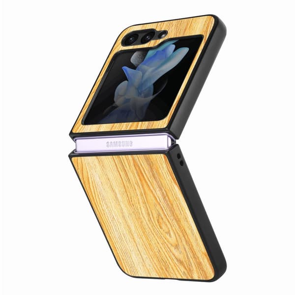 Trätextur Skal för Samsung Galaxy Z Flip5 5G