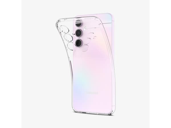 Spigen Liquid Crystal - Baksidesskydd för mobiltelefon - termoplastisk polyuretan (TPU) - CrystalClear - för Samsung Galaxy A55