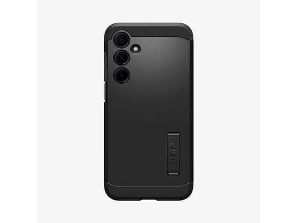 Spigen Tough Armor - Baksidesskydd för mobiltelefon - polykarbonat, termoplastisk polyuretan (TPU) - svart - för Samsung Galaxy A35