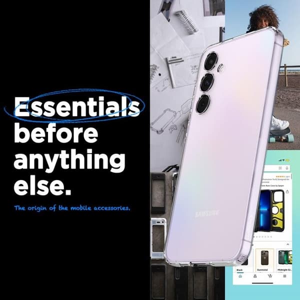 Spigen Galaxy A55 5G Mobilskal Liquid Crystal - Clear