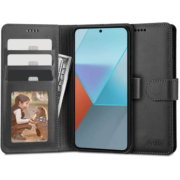 Tech-Protect Xiaomi Redmi Note 13 4G Plånboksfodral - Svart