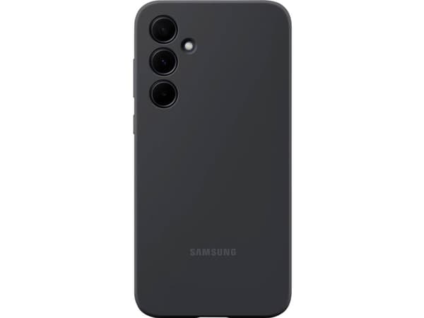 Samsung EF-PA356 - Baksidedeksel for mobiltelefon - silikon - svart - for Galaxy A35