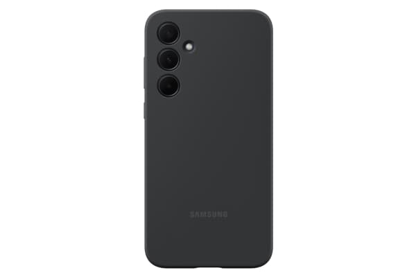 Samsung EF-PA356 - Baksidedeksel for mobiltelefon - silikon - svart - for Galaxy A35