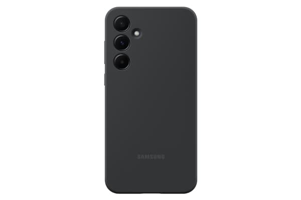 Samsung EF-PA556 - Baksidesskydd för mobiltelefon - silikon - svart - för Galaxy A55