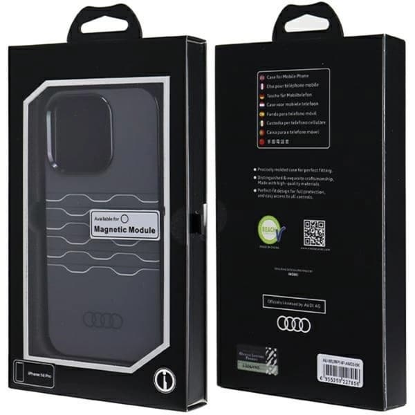 Audi iPhone 14 Pro Mobilskal Magsafe IML - Svart