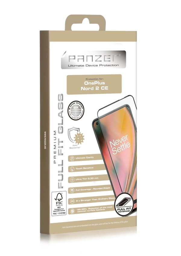panzer OnePlus Nord CE 2 Full-fit Glass Black