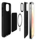 Miniatyrbillede 3 af 3: Puro iPhone 12/12 Pro SKYMAG Cover Leather Look, Black