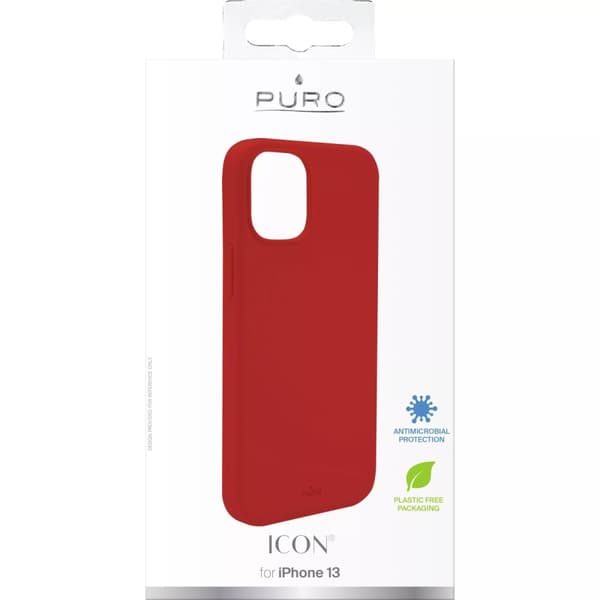 Puro iPhone 13 Icon Cover, Red