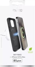 Miniatyrbillede 6 af 7: Puro iPhone 13 Pro Max SKYMAG Cover Leather Look, Black
