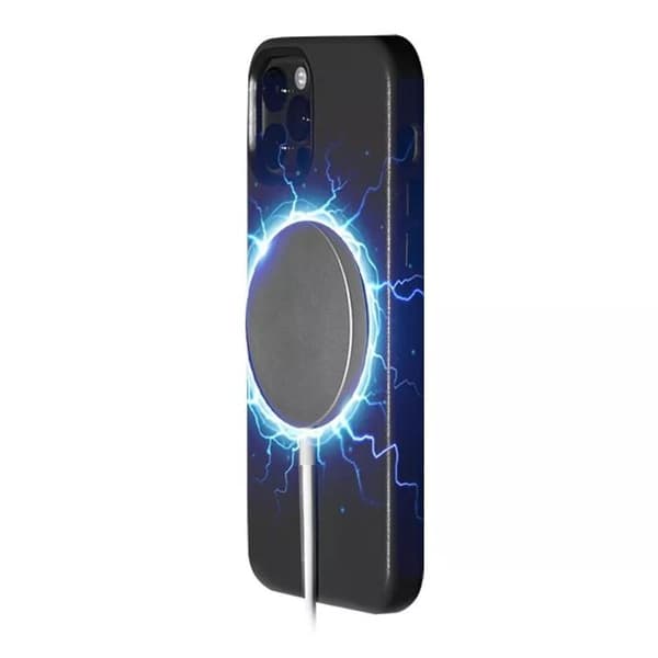 Puro iPhone 13 Pro SKYMAG-deksel i skinnutseende, svart