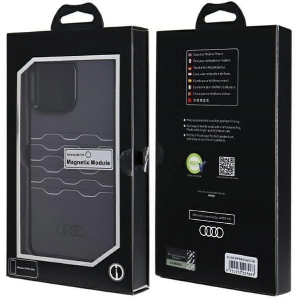 Audi iPhone 14 Pro Max Mobilskal Magsafe IML - Svart