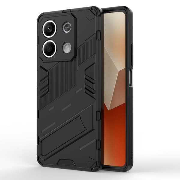 Til Xiaomi Redmi Note 13 Cover Case Shell Back med stativ