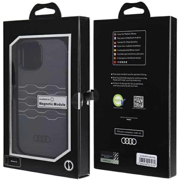 Audi iPhone 15/14/13 Mobilskal MagSafe IML - Svart