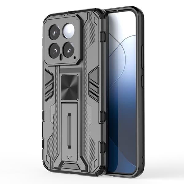 Til Xiaomi 14 Cover Case Shell Back med stativ