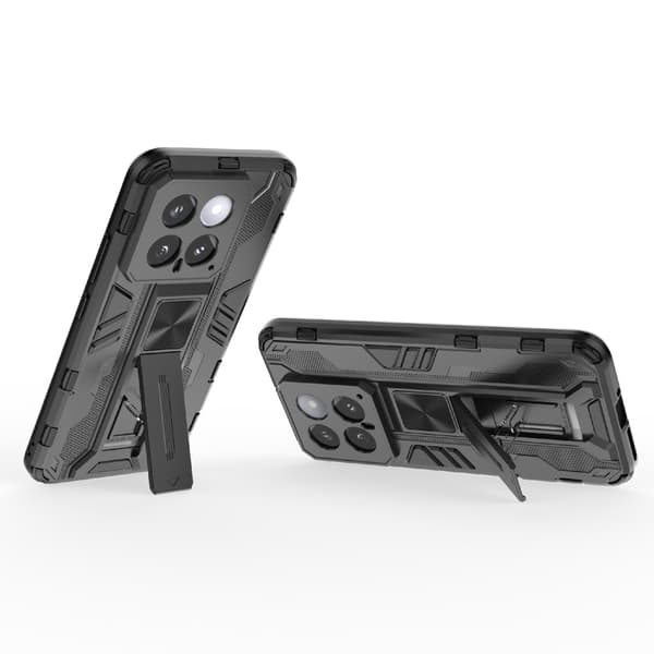 Til Xiaomi 14 Cover Case Shell Back med stativ