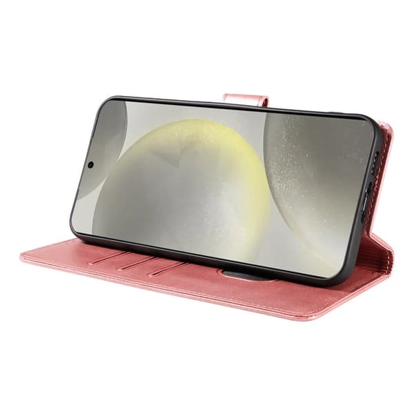 S24 Plus - Elegant Läderplånboksfodral i 6 färger