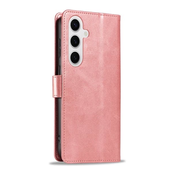 S24 Plus - Elegant Läderplånboksfodral i 6 färger