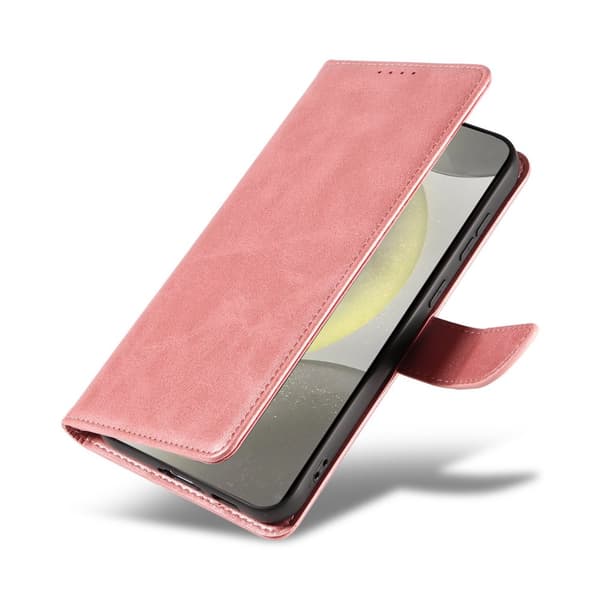 S24 Plus - Elegant Läderplånboksfodral i 6 färger