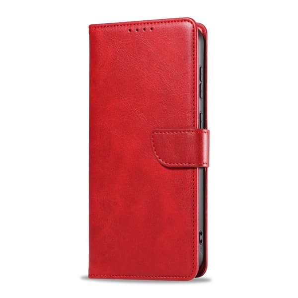 S24 Ultra - Elegant Läderplånboksfodral i 6 färger