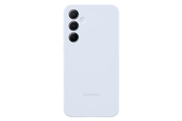 Samsung EF-PA556 - Baksidesskydd för mobiltelefon - silikon - ljusblå