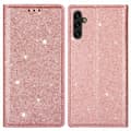 Miniatyrbild 1 av 7: Glitter Plånboksfodral Samsung Galaxy A15 Roséguld