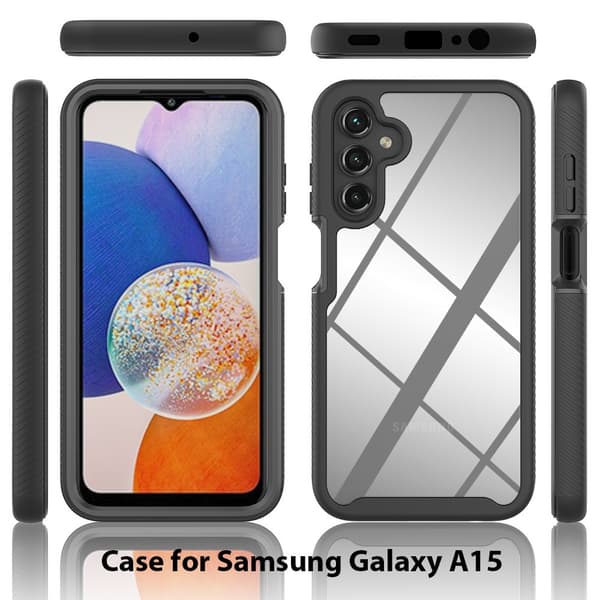 360 Full Cover Case Samsung Galaxy A15 Black