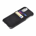 Miniatyrbild 3 av 11: iPhone 15 - Slimmat PU-läderfodral med 2-kortfack