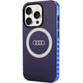 Miniatyrbild 2 av 7: Audi iPhone 15 Pro Mobilskal Magsafe IML Big Logo - Blå