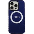 Miniatyrbild 1 av 7: Audi iPhone 15 Pro Mobilskal Magsafe IML Big Logo - Blå