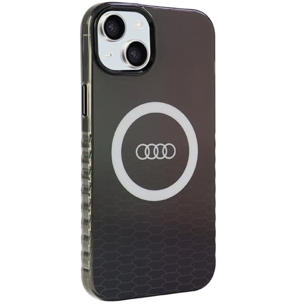 Audi iPhone 15/14 Plus Mobilskal Magsafe IML Big Logo - Svart