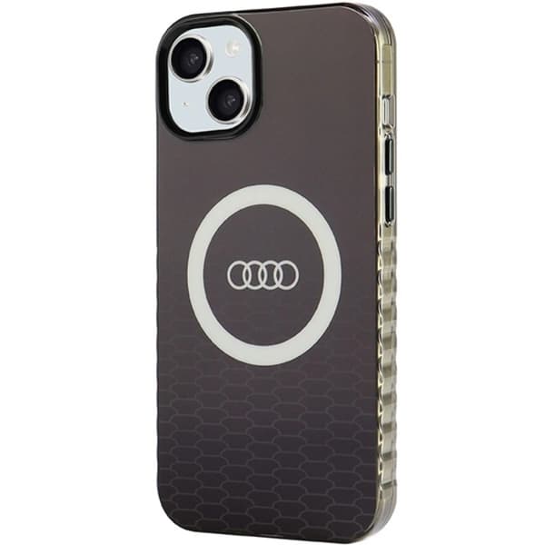 Audi iPhone 15/14 Plus Mobilskal Magsafe IML Big Logo - Svart