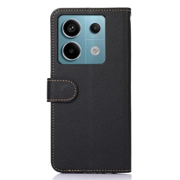Til Xiaomi Redmi Note 13 Pro 5G Case Shell KHAZNEH Sort-rød
