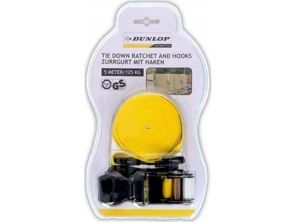 Dunlop - Transportbelte med strammer 5m / 125 kg