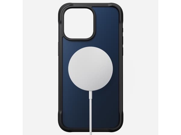 Nomad Rugged Case, Omslag, Apple, iPhone 15 Pro Max, 17 cm (6.7"), Svart, Blå